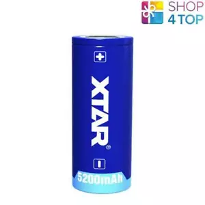 XTAR 26650 BATTERIE PROTETTE RICARICABILI 3.6V LI-ION LITIO 5200 mAh NUOVE - Imagen 1 de 6