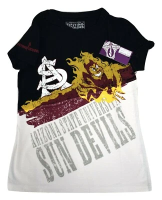 Camisa Flying Colors Juniors NCAA ASUS Arizona State Sun Devils NUEVA CON ETIQUETAS XS-XL Foto 1 de 4