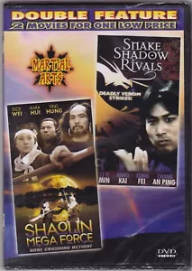 Martial Arts Shaolin Mega Force / Snake Shadow Rivals DVD Double Feature - Picture 1 of 2