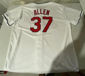 CLEVELAND INDIANS/GUARDIANS XL CODY ALLEN #37 MATCH-UP WHITE GAME DAY JERSEY - Picture 1 of 12