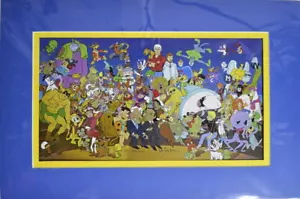 SATURDAY MORNING HEROES & CHARACTERS PRINT Professionally Matted Hanna Barbera - Picture 1 of 1
