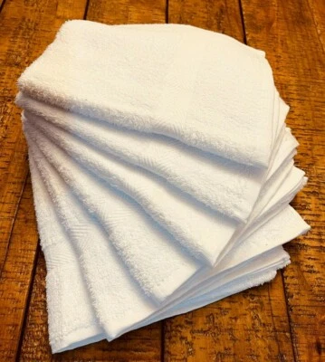 Toallas de baño ideales blancas premium altamente absorbentes 22 x 44 pulgadas 6 paquetes Foto 1 de 3