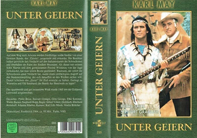 (VHS)  Videokassette - Unter Geiern - Pierre Brice, Stewart Granger, Götz George - Bild 1 von 2