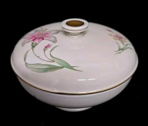 Vintage Rosenthal Winifred Iris Flower Floral Covered Berry Bowl Dish Rare Find - Picture 1 of 16