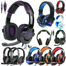 For PS3 PS4 Xbox ONE PC 3.5mm Wired Gaming Headset Stereo Headphones with Mic