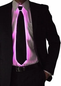 COOL MANÍA LED CORBATA DE CUELLO DE NEÓN CORBATA ILUMINACIÓN INTELIGENTE DESPEDIDA DE SOLTERO 3 MODOS ESTROBOSCÓPICO.* - Imagen 1 de 38