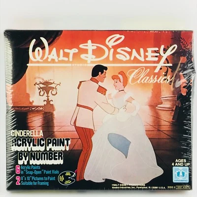 Kit De Colección Pintura Cenicienta Por Número Disney Studio Classics Hasbro 2 Imágenes Nuevo de Lote Antiguo Foto 1 de 4