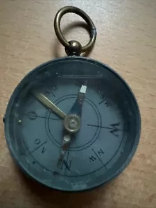 KOMPASS MILITÄR TASCHEN COMPASS ALT ANTIK VINTAGE PATINA G. LUFFT STUTTGART - Bild 1 von 2