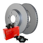 Front Brake Kit 280Mm Disc Rotors Trw Pro Ceramic Pads For Hyundai Veloster Fwd