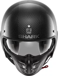 Nueva Caja Abierta TIBURÓN Adulto Cara Completa S DRAK 2 Piel-Carbono/Plata/Negro-XXL - Imagen 1 de 7