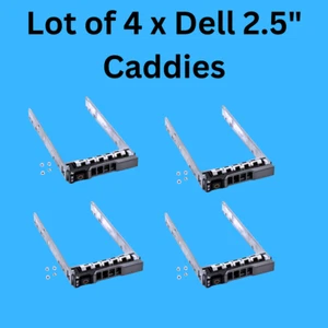 4PCS G176J 2.5" Hard Drive Caddy Tray for Dell PowerEdge R630 R730XD T630 R930 - Picture 1 of 1