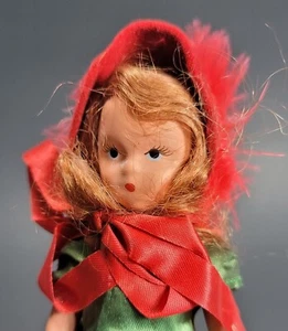Nancy Ann Bilderbuch Puppe Biskuit Vintage Antik Rotkäppchen Dez 1940 - Bild 1 von 13