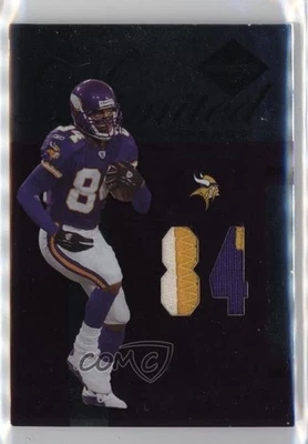 2005 Leaf Limited Threads Jersey Number 39/84 Randy Moss #LT-73 HOF - Image 1 of 3
