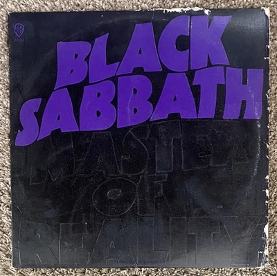 Black Sabbath - Master of Reality - Warner Bros BS-2562 LP Vinyl Record - NM Foto 1 de 4