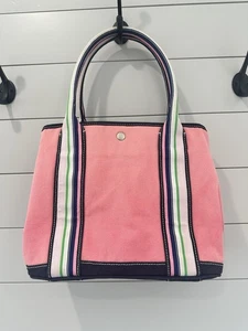 J Crew Tasche rosa Doppelhenkel Canvas Innentasche - Bild 1 von 9