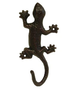 Hatchley Cast Iron Gecko Wall Hook - Picture 1 of 1