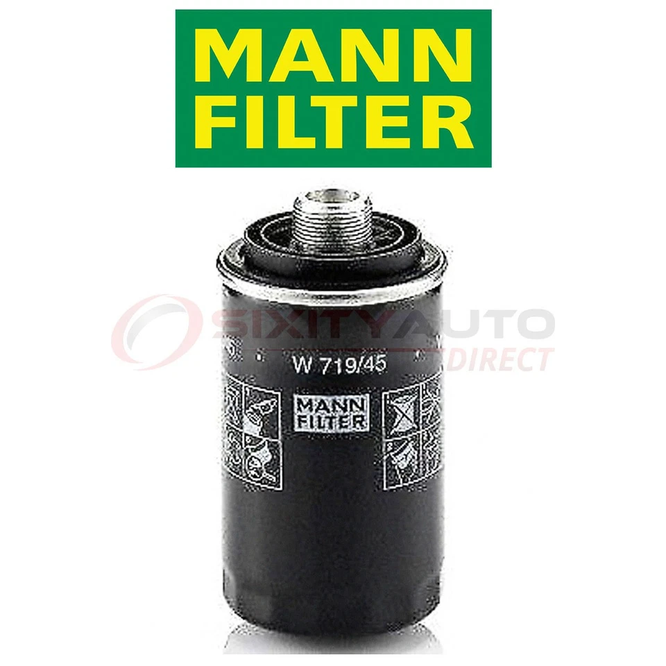 MANN FILTER Engine Oil Filter for 2013 Volkswagen Golf R 2.0L L4 - ap Foto 1 de 4