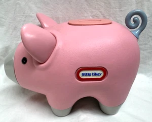 LITTLE TIKES PINK PLASTIC PIGGY BANK - Picture 1 of 17