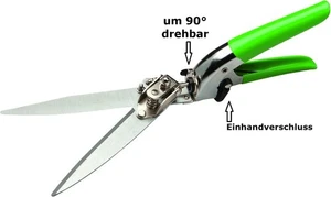 FREUND VICTORIA Gras-Schere 1540 mit 90° drehbarem Schneidemesser Rasenschere - Bild 1 von 2