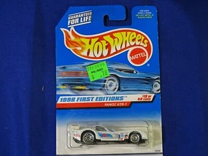 1998 Hot Wheels #657 First Editions 19/40 PANOZ GTR-1 White w/Lace Sp F2 - Picture 1 of 2