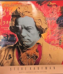 STEVE KAUFMAN - "BEETHOVEN IN GOLD" POSTER NEW - Picture 1 of 9