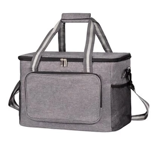 Large Cooler Bag Collapsible 24L Insulated Bags Leakproof Lunch Cooler Tote w... - Picture 1 of 6