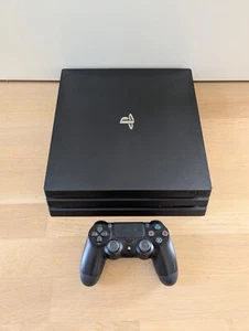 Sony Playstation 4 Pro PS4 schwarz 1TB SSD inkl OVP Controller - Bild 1 von 4