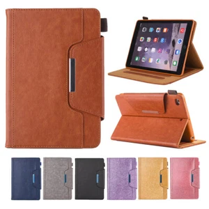 Flip Case For iPad Mini 6 8.3" 2022 Pro 11 Pro 12.9 Leather Wallet Cover Stand - Picture 1 of 33