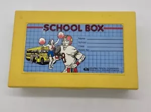 Vintage 1980er Schule Stifte Box Empire Pencil Corporation Fußballspieler - Bild 1 von 5