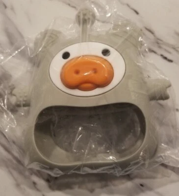 Gray Silicone Baby Teething Toy for 0-6month NEW - Image 1 of 2