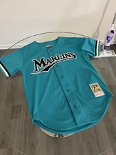 Authentic Mesh BP Jersey Florida Marlins 1995 Andre Dawson