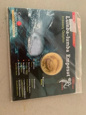 Malaysia education coin 2006 marine #12 Lumba lumba Empesut Irrawady Dolphin - Image 1 of 2