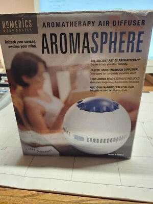 BN--Homedics Body Basics-- Aromatherapy Air Diffuser Aroma Sphere - Image 1 of 4