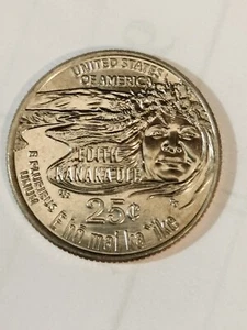 2023 P EHO MAI KA IKE/EDITH KANAKA OLE QUARTER BU UNZIRKULIERTER KOSTENLOSER VERSAND!! - Bild 1 von 2