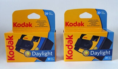 2 x Kodak Daylight Only Single use Camera SUC 39exp (UK) BNIB  Fresh  Disposable - Image 1 of 4
