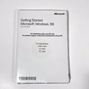 Getting Started Microsoft Windows 98 Second Edition for ULTRA PC - CD & Booklet - Picture 1 of 4