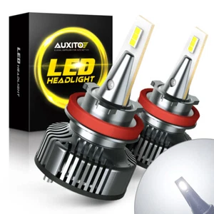 H8 AUXITO H9 H11 Headlight LED 72W 20000LM Bulb Hi/Low Beam 6500K CANBUS Y13 2x - Picture 1 of 11