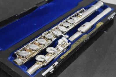 Flauta Muramatsu modelo EX instrumento musical estojo rígido GAKKI - Imagem 1 de 4