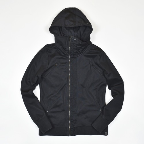 SACAI Felpa con cappuccio G STAR RAW donna vintage full zip cotone nero taglia S