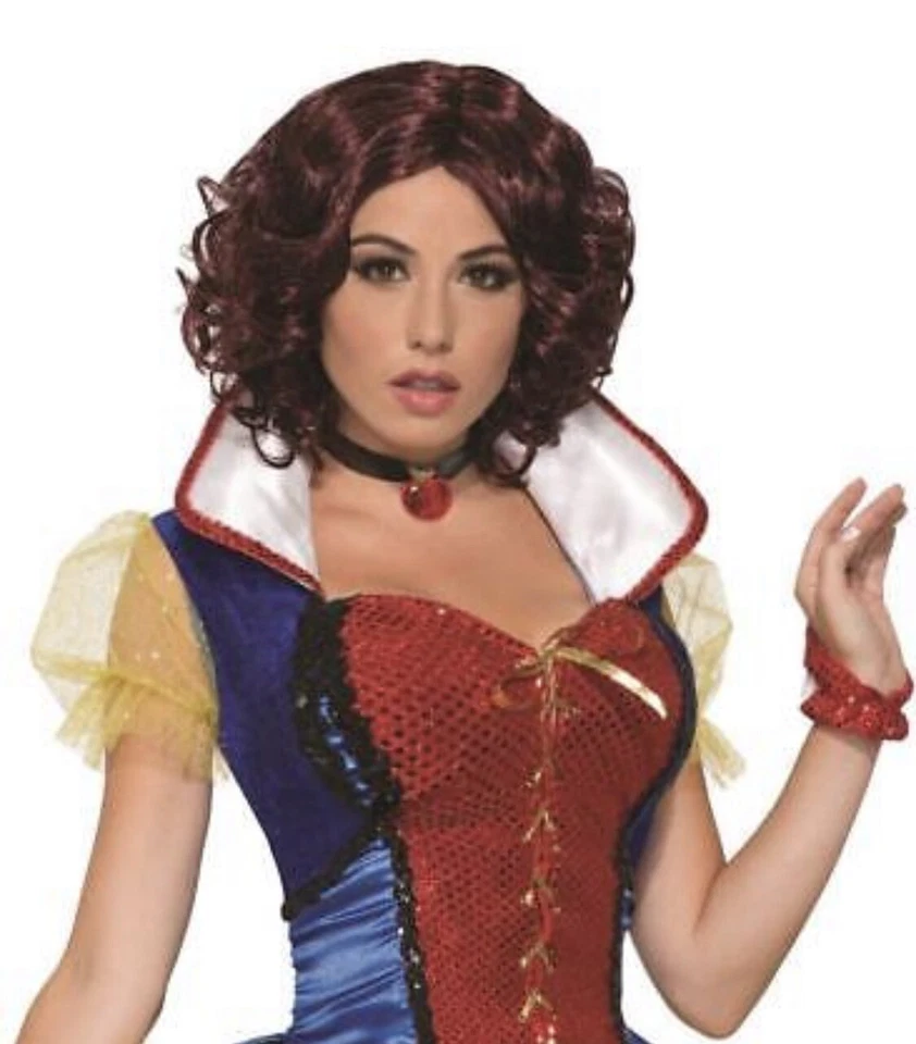 Fairest Princess Womens Adult Snow White Costume Brown Wig New!!! - Image 1 of 1
