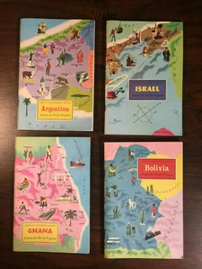 American Geographical Society AROUND THE WORLD Israel Bolivia Ghana Argentina - Picture 1 of 6