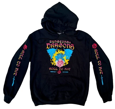 Sudadera con Capucha Dungeons & Dragons Roll To Hit Talla Mediana NUEVA/con Etiquetas Foto 1 de 4
