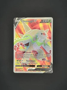 Pokemon Sword & Shield Silver Tempest 171/195 Chesnaught V - Picture 1 of 10