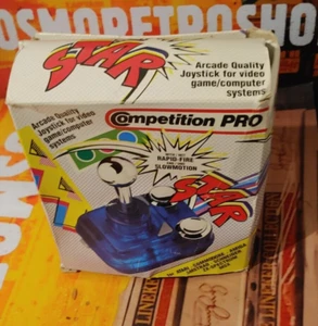 Joystick Competition Pro (Commodore Amiga, XL, ST, 64) funciona en embalaje original 8 bits 16 bits - Imagen 1 de 4