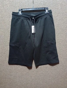 CSG Black Sweats Shorts Men's Large NWT $40 - Picture 1 of 10