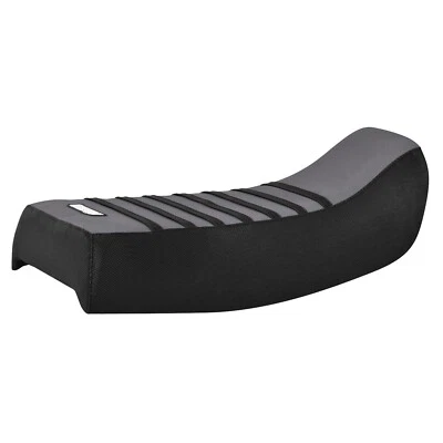 Cubierta de asiento con pinza negra y gris para Suzuki LTF 250 300 1987-98 con costillas negras #366 Foto 1 de 4