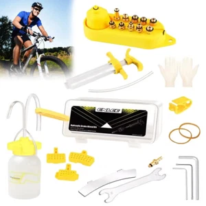 Fahrrad Bleed Scheibenbremsen Entlüftungsset Kit für Shimano Magura Tektro Sram - Bild 1 von 12