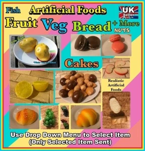 Artificial Prop Products: Theatre Film Cafe Restaurant Life Size Fruit Veg Cakes - Foto 1 di 116