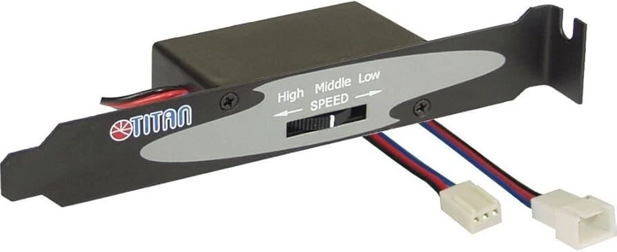 3-poliger Lüfterdrehzahlregler für Computergehäuse Geräuschreduzierung TTC-SC01 - Bild 1 von 1