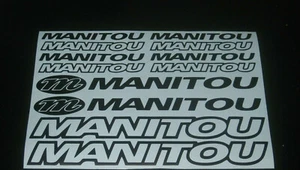 MANITOU Calcomanías Adhesivas Ciclismo Bicicleta Tamaño Personalizado Colores Cuadro Horquilla MTB Carretera BMX - Imagen 1 de 12